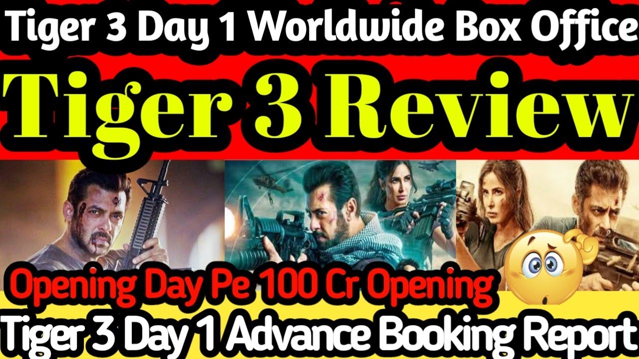 Tiger 3 Day 1 Box Office Collection||Total Advance Booking Report 😱