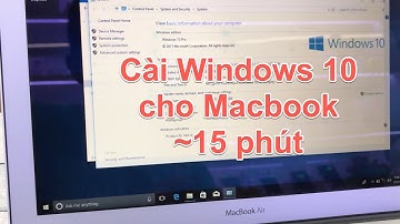 Hướng dẫn cài Windows 10 cho Macbook