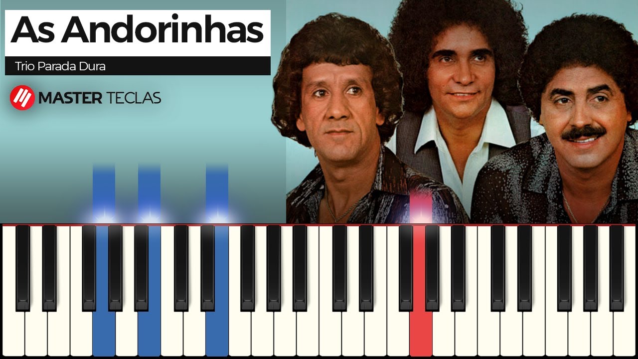As Andorinhas - Trio Parada Dura | Piano Tutorial