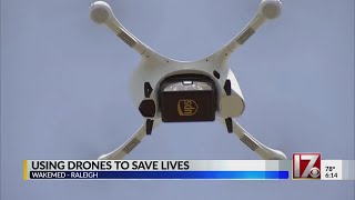 WakeMed using drones to move blood, lab samples across campuses