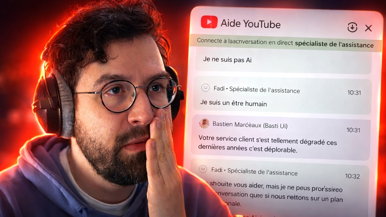 Le support client Youtube a bien changé... - YouTube