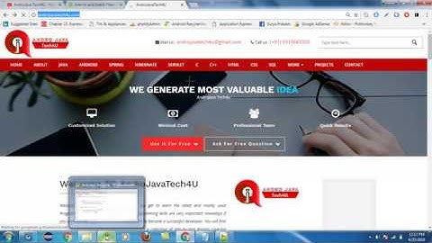 Android Studio Tutorial-20 In Hindi For Beginners | Implicit Intent | Open Facebook