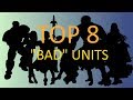 Mekkah's Top 8 "Bad" Units