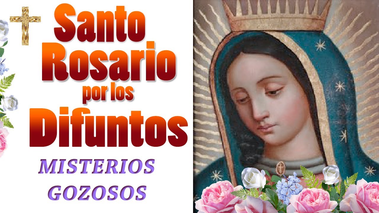 Poderoso Rosario para difuntos y las Almas del purgatorio  guía paso a paso MISTERIOS GOZOSOS