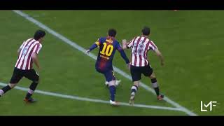 When messi uses simple magic, no outrageous complex skills
