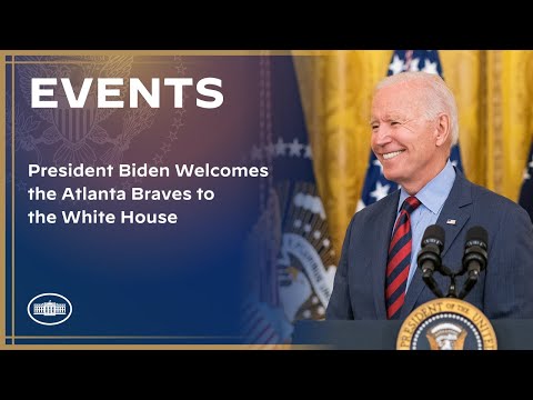 The White House: President Biden Welcomes the Atlanta Braves to the White House
