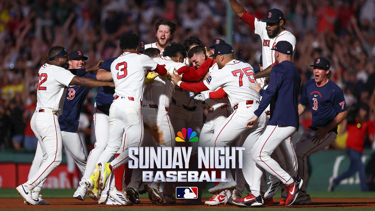 Jarren Duran WALKS IT OFF as Red Sox sweep Yankees in four | Sunday Night Baseball | MLB on NBC