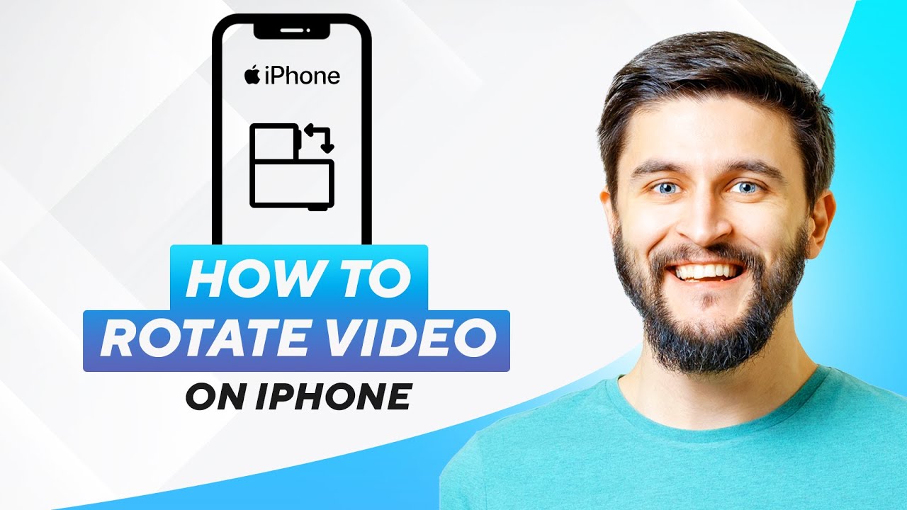 How To Rotate Video On iPhone (2024 / 2025) Full Guide! - YouTube