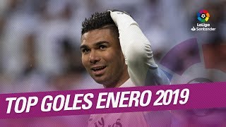 TOP 5 Goals January LaLiga Santander 2018\/2019