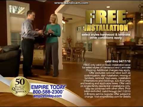 Empire Today Free Installation Flooring Commercial 2010 30 Secs You