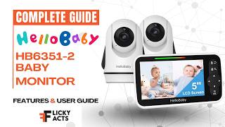 How to Use: HelloBaby HB6351-2 Video Baby Monitor User Manual | Features & Setup Guide screenshot 4