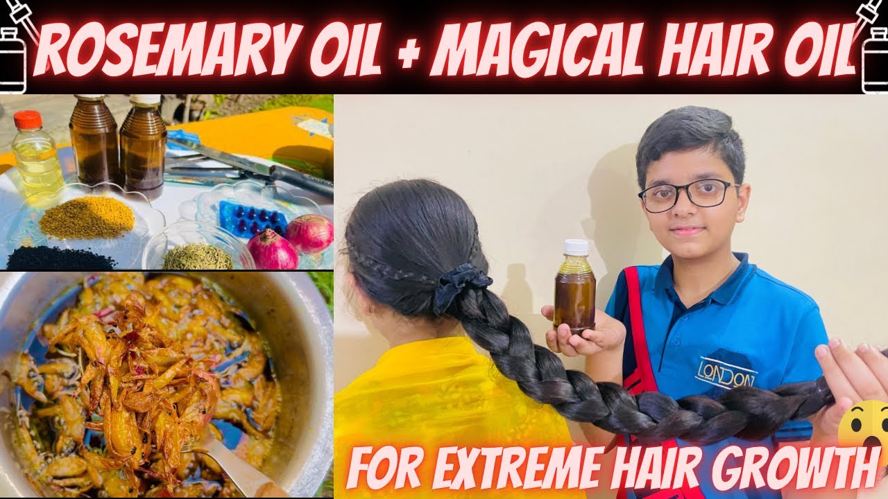 Rosemary oil +Magical hair oil for extreme hair growth ​⁠@Zonnilifestyle