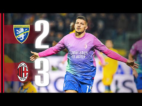 Jović comes on to win it | Frosinone 2-3 AC Milan | Highlights Serie A