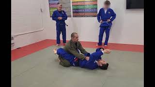Pendulum Sweep from Closed Guard, when Opponent Stands