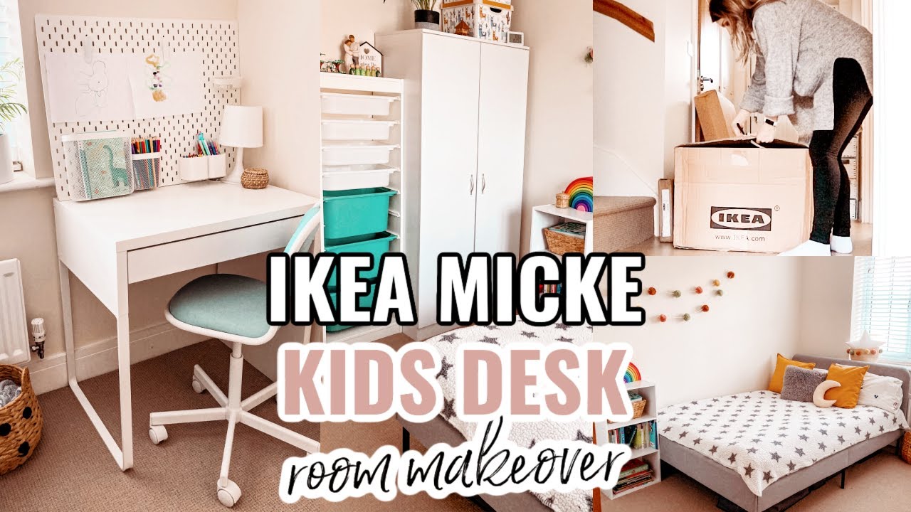 IKEA KIDS DESK FOR SMALL SPACE IDEAS & ORGANISATION