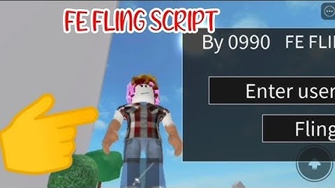 ROBLOX FE FLING SCRIPT using FLUXUS EXECUTOR played at Fencing game - script link on comments