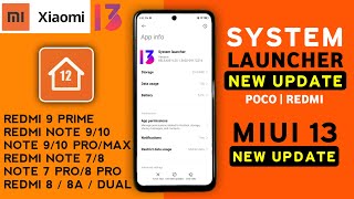 SYSTEM LAUNCHER 3.0 MIUI 13 NEW UPDATE | Redmi Note 9,10 Pro/Max,9 Power,9 Prime,Note 8/Pro,8 #Redmi screenshot 5
