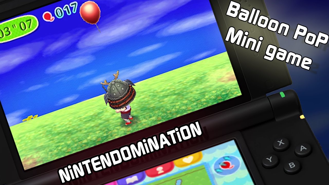 Animal Crossing: New Leaf - *Mini Game* Balloon POP とびだせ どうぶつの森