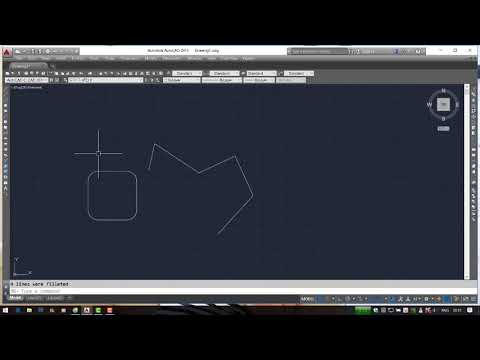 Bài 30 cách sử dụng lệnh fillet bo góc tròn trong autocad