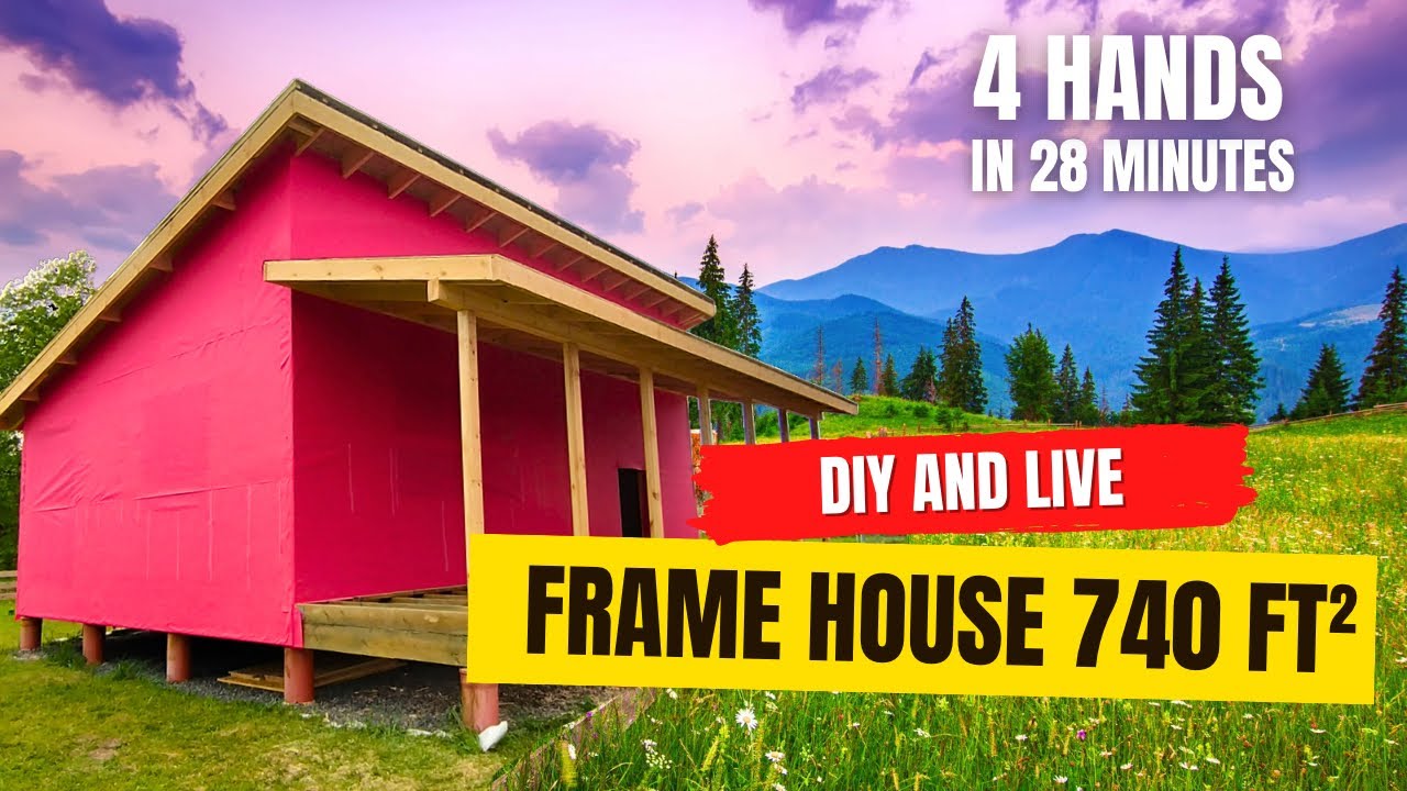 DIY and LIVE or How to Build a House With 4 Hands - YouTube