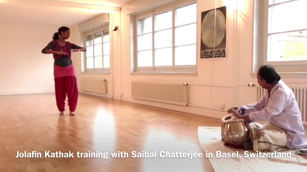 Kathak dance bols Pancham Sawari and Tri Taal Tabla Saibal Chatterjee