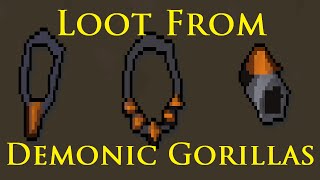 Loot From Demonic Gorillas | Michael Unce