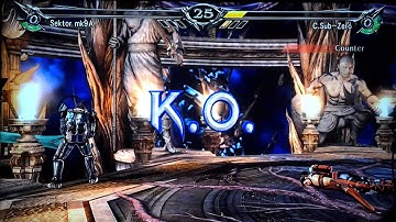 Scv - creation: Sektor mk9A vs Cyber Sub-Zero