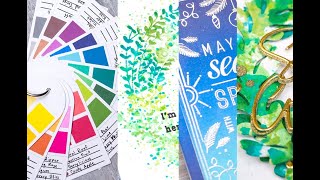 Pinkfresh Studio Ink Release, 3 Techniques and Swatches