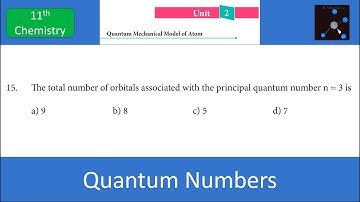 The total number of orbitals associated with the principal quantum number n = 3 is