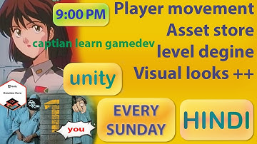 UNITY Game development |Part 1 | Hindi | Tree Studios Universe Live Stream