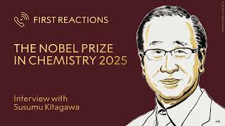 First Reactions Susumu Kitagawa, Nobel Prize In Chemistry 2025 Telephone Interview