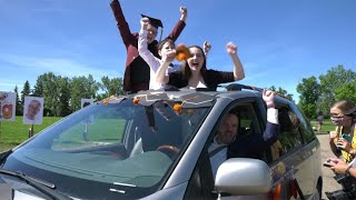 Diplomas with that? 'Drive-thru' grads a sign of the times