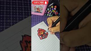 Inside Out 2 Anger Paper Squishy 😡🔥 #diy #artandcraft #insideout2 #shorts