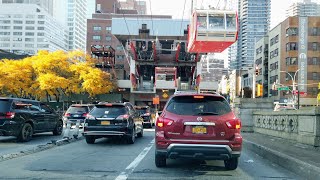 NYC - Driving across Queensboro Bridge (Lower Level) into Manhattan (November 2020)