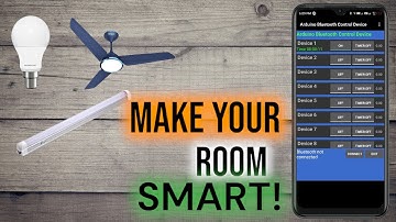 HOW TO MAKE YOUR ROOM BLUETOOTH CONTROLLED BY ARDUINO UNO/ CONTROL IN YOUR HAND🔥