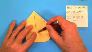 How to make an origami octagon