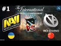 НАВИ против ТОП КИТАЯ! | Na`Vi vs Vici Gaming #1 (BO2) The International 2019