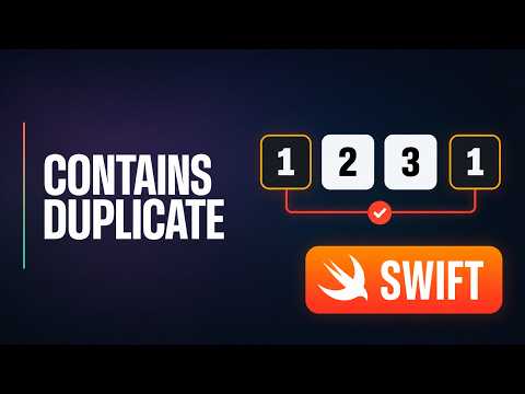 Contains Duplicate in Swift: Hash Set Solution | Leetcode 217
