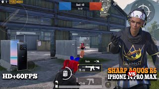 Sharp Aquos R6 Vs Iphone 14 Pro Max 😱🥵 | Sharp aquos r6 pubg test | Aquos r6 pubg test