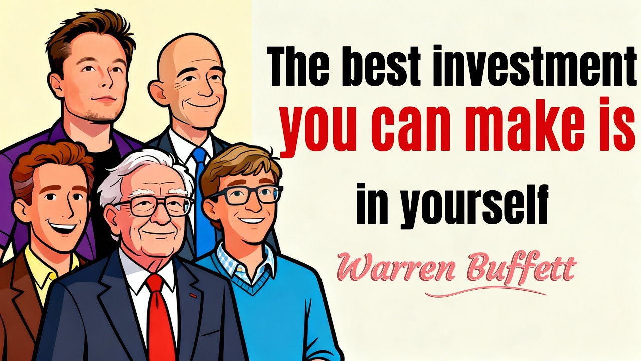 Warren Buffett - The best investment you can make is in yourself 
