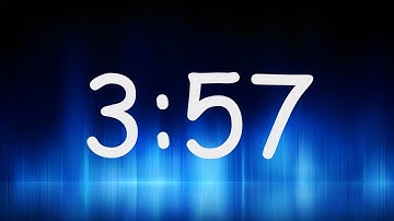 3:57 Minutes Timer / Countdown from 3min 57sec