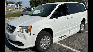 2017 DODGE CARAVAN SE WHEELCHAIR VAN HAMMERDOWN AUCTIONS