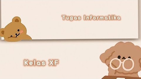 Tugas Informatika | Sistem Komputer ✶º°