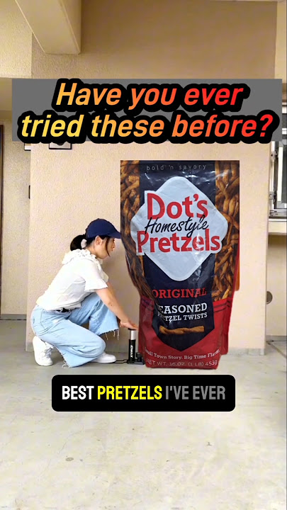 Dot's Homestyle Pretzels 🥨 Original Seasoned Pretzel Twists 😋👍 #snacks #pretzels #homestyle