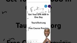 EPA 608 Type 1 &amp; 2 - TaurisTech.org - Free 7-Day Preview #hvac #hvacschool