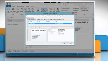 How to create a new Contact/Business Card from an existing Contact/Business Card in Outlook 2013