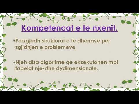 Strukturat e te dhenave. Algoritmet e kerkimit.(Shkolla "NUMANI")