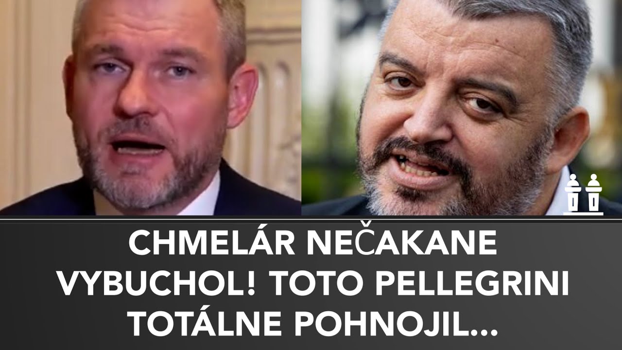 TOTO PREZIDENT OD CHMELÁRA NEČAKAL! Nahneval Pellegrini úplne všetkých?