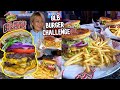 INSANE UNDEFEATED 8LBS BURGER CHALLENGE at Big HOUSE BURGERS in Kingsville, TX!! #RainaisCrazy