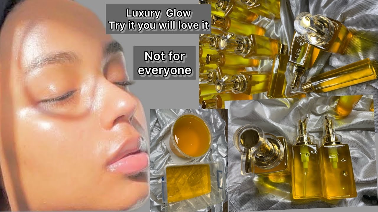 How to make luxury whitening glow body & face oil / not your regular